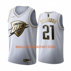 Maillot NBA Oklahoma City Thunder Andre Roberson 21 Nike 2019-20 Blanc Golden Edition Swingman - Homme